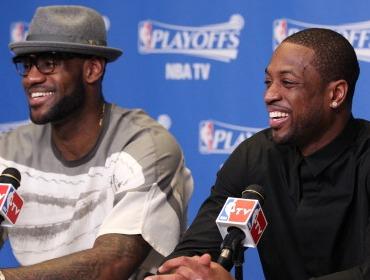 Will LeBron and Dwayne be all smiles after Game 1?